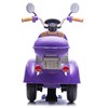 Vynxaria 14V Kids Three-Wheel Electric Motorcycle with Bluetooth & LED Lights - 2 of 4