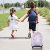Costway 16'' Kids Carry-On Luggage with Wheels w/ 2-Level Aluminum Handle Suitcase Purple/Blue - 4 of 4