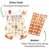 Big Dot of Happiness Fall Foliage Baby - Picture Bingo Cards and Markers - Autumn Leaves Baby Shower Shaped Bingo Game - Set of 18 - 2 of 4