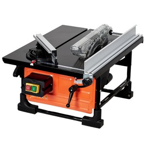 8-inch Table Saw for Jobsite, 6.7-Amp Copper Motor, Cutting Speed up to 3576RPM, 24T Blade, Compact Portable Table Saw Kit, Grey - 1 of 4