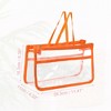 Unique Bargains EVA Zipper Clear Makeup Bags and Organizers 1 Pc - 2 of 4