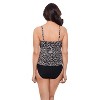 Aqua Green, Women's Triple Tier Tankini - 3 of 3
