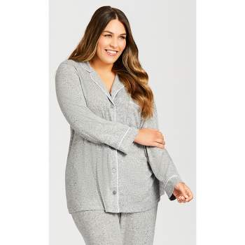 Ladies Womens Pyjamas Set Long Sleeve Top Nightwear Pajamas Z9T4
