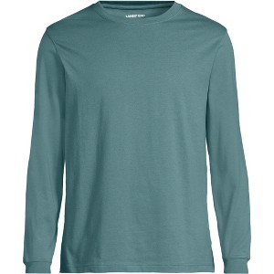 Lands' End Men's Super-T Long Sleeve T-Shirt - 1 of 2