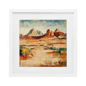 Stupell Industries Wild West Desert Impression Framed Print Under Glass - 1 of 4