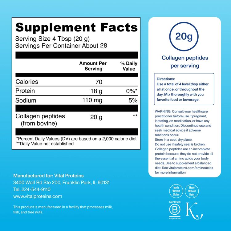 Vital Proteins Collagen Peptides Supplement Powder, 4 of 10