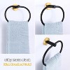 MIXXIDEA Oval Towel Ring Bundle with Toilet Paper Holder - 3 of 4