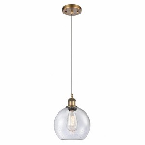 Athens - 1 Light Mini Pendant In Industrial Style-10 Inches Tall and 8 Inches Wide - 1 of 1