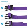 Unique Bargains Travel Outdoor Bag Luggage Packing Utility Strap with Buckle - 4 of 4