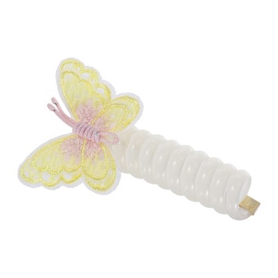 Unique Bargains Women's Fashion Butterfly Telephone Wire Hair Bands 3.94"x2.17" 1 Pc