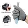 Unique Bargains Waterproof Puncture Resistant Non-Slip Easy to Clean Fishing Gloves 1 Pair - 3 of 4