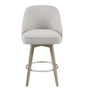 Starlight Canyon Home,Gray Swivel Counter Stools with Solid Wood Frame, Ideal for Kitchen or Bar - 1 of 4