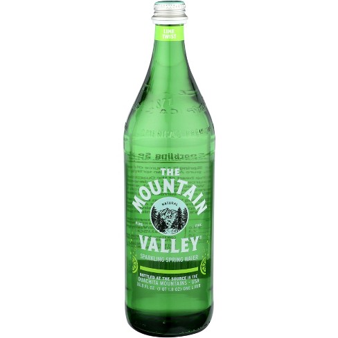 Mountain Valley Sparkling Water Lime - Pack Of 12 - 1l : Target