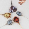 Anna-Kaci 5Pcs Vintage Cameo and Rhinestone Hat Lapel Pin Set for Secure Styling on Scarves Coats and Hats - 5pcs Flash - 2 of 4
