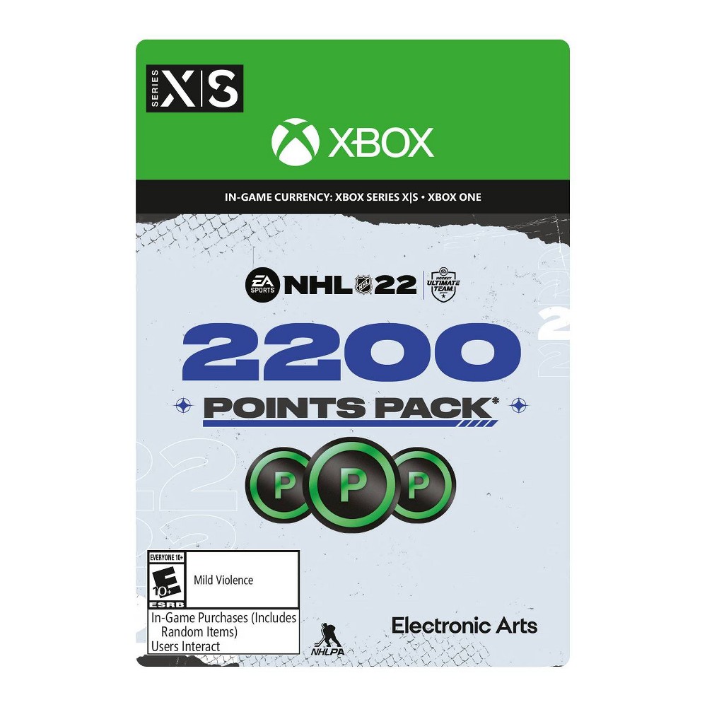 Photos - Game NHL 22: 2200 Points Pack - Xbox Series X|S/Xbox One (Digital)