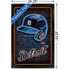 Trends International MLB Detroit Tigers - Neon Helmet 23 Framed Wall Poster Prints - 3 of 4