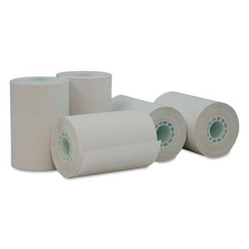 UNIVERSAL Single-Ply Thermal Paper Rolls 2 1/4" x 55 ft White 50/Carton 35766