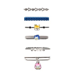 Sonic the Hedgehog Slide-On Watch Band Charms (6 Piece Set) - 1 of 4