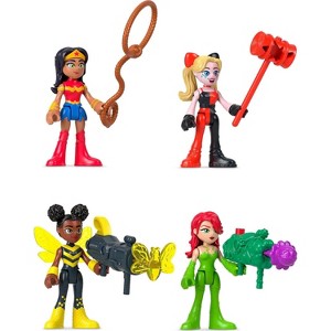 Fisher-Price Imaginext DC Super Friends Toys Rivals Figure Set with Wonder Woman Harley Quinn & Poison Ivy - 1 of 4