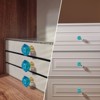 Unique Bargains Crystal Cabinet Knobs with Screw for Cupboard Wardrobe 6 Pcs - 4 of 4