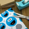 Sesame Street Cookie Monster Color Gift Wrap 30" x 72" - 3 of 4