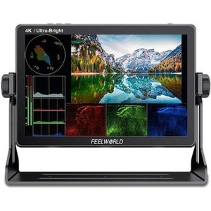 FEELWORLD LUT11 10.1 Inch Video Monitor,Ultra High Bright 2000nit Touch Screen DSLR Camera Field Monitor,4K HDMI,1920X1200 IPS Panel - 1 of 1