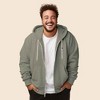 Dalix Astronaut Embroidered Hoodie Fleece Sweatshirt Zip Front Mens - 4 of 4