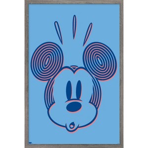 Trends International Disney Mickey Mouse - Lines Framed Wall Poster Prints - 1 of 4