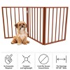Pet Adobe Freestanding Folding Pet Gate - 54" x 24", Mahogany - 3 of 4