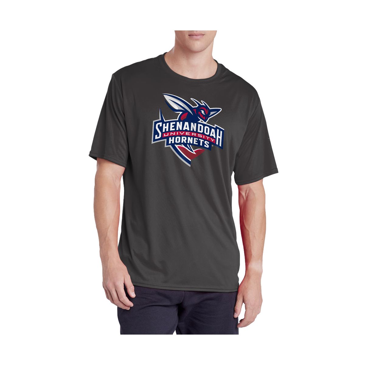Men's Shenandoah University Men's Sport Active T-Shirt Primary Logo - thumbnail 7