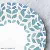 Corelle 10.25" 6pk Global Northern Pines Dinner Plate: Vitrelle, Geometric, Round, Dishwasher-Safe, Service for 6 - 4 of 4