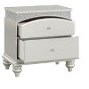 NicBex Nightstand with Drawers,Side Table with Wood Tapered Legs and Finish,Modern Bedside Table for Bedroom,Living Room - 4 of 4