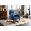 NicBex Linen Fabric Glider Rocking Chair,Upholstered Nursery Rocking Chairs with High Backrest,Modern Rocking Chair,Nursing Chair for Bedroom - 2 of 4