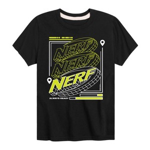 Boys' - NERF - Nerf Neon Grid Logo Short Sleeve Graphic T-Shirt - 1 of 4