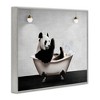 Stupell Industries Panda in Modern Bubble Bath Framed Giclee Art - 2 of 4