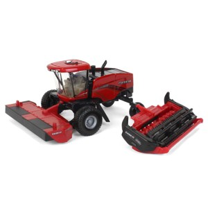 ERTL 1/64 Case IH WD2505 Windrower with RD165 Rotary Head and Sickle Bar Head 44282 - 1 of 4