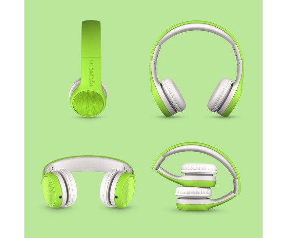 LilGadgets Connect+ STYLE Kids Wired Headphones - Green