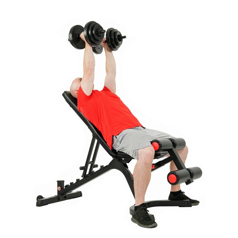 Sunny Health &#38; Fitness Fully Adjustable Utility Weight Bench, 3 of 17
