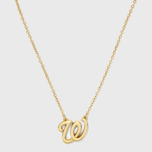 Bijoux Sport By Luv Aj Mlb Gold Plated Brass Logo Charm Necklace ...