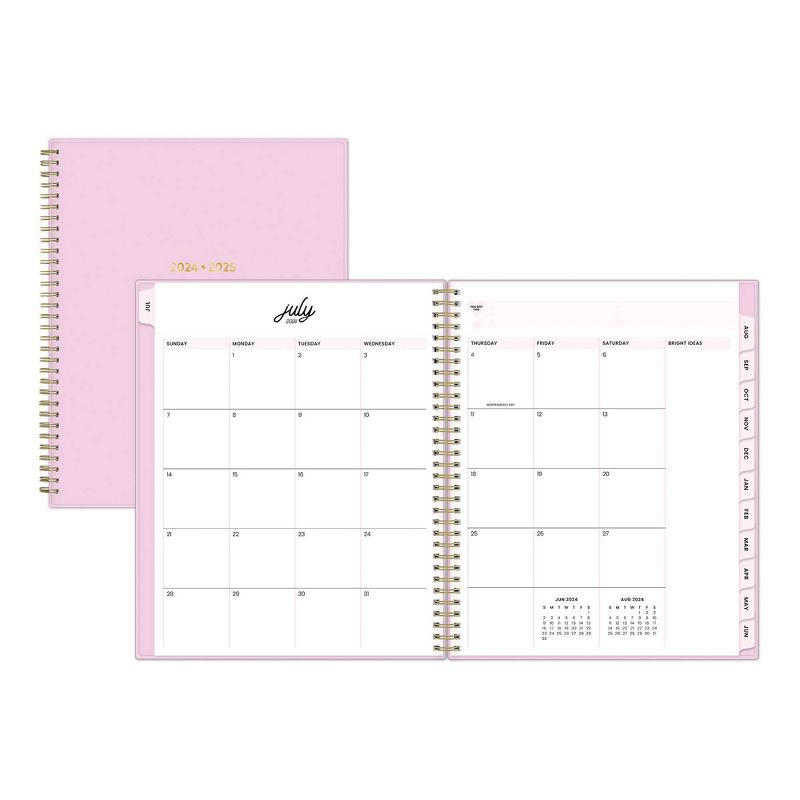 Color Me Courtney for Blue Sky 2024-25 Weekly/Monthly Planner 11&#34;x8.5&#34; Solid Lilac, 5 of 14