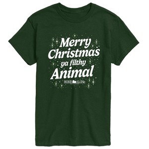Men's - Home Alone - Merry Christmas Filthy Animal Short Sleeve Graphic T-Shirt - 1 of 3