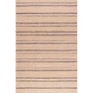 Lauren Liess x Rugs USA - Lavina Striped Easy Jute Machine Washable Indoor Area Rug - 1 of 4