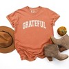 Simply Sage Market Women's Grateful Varsity Short Sleeve Garment Dyed Tee - 3 of 4