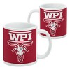 Worcester Poly Primary Logo Ceramic Coffee Mug Novelty Gift Mugs for Coffee Tea and Hot Drinks 11oz White - 2 of 4