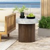 NicBex Side Table Simple Coffee Table with Hollow Design Modern End Table for Bederoom and Living Room - 2 of 4