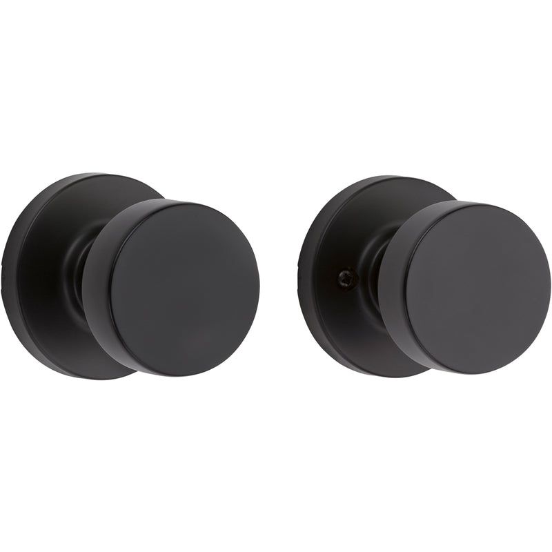 Kwikset Signature Series Pismo Iron Black Knob Right or Left Handed, 2 of 7