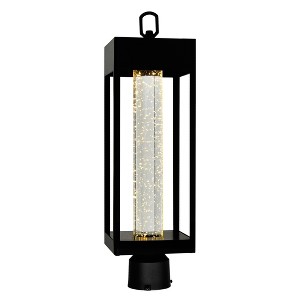 CWI Lighting Rochester LED Integrated Black Outdoor Lantern Head - 1 of 4