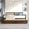 ChaletPosh Twin Size Wooden Daybed with Trundle - 3 of 4