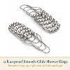 LunaLulinlk Fabric Shower Curtain with Hooks - 4 of 4