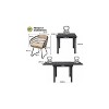 Crestlive Products Modern Aluminum Outdoor Dining sets Expandable Patio Dining Table with arm chairs for 4-10 People Outside - 2 of 4